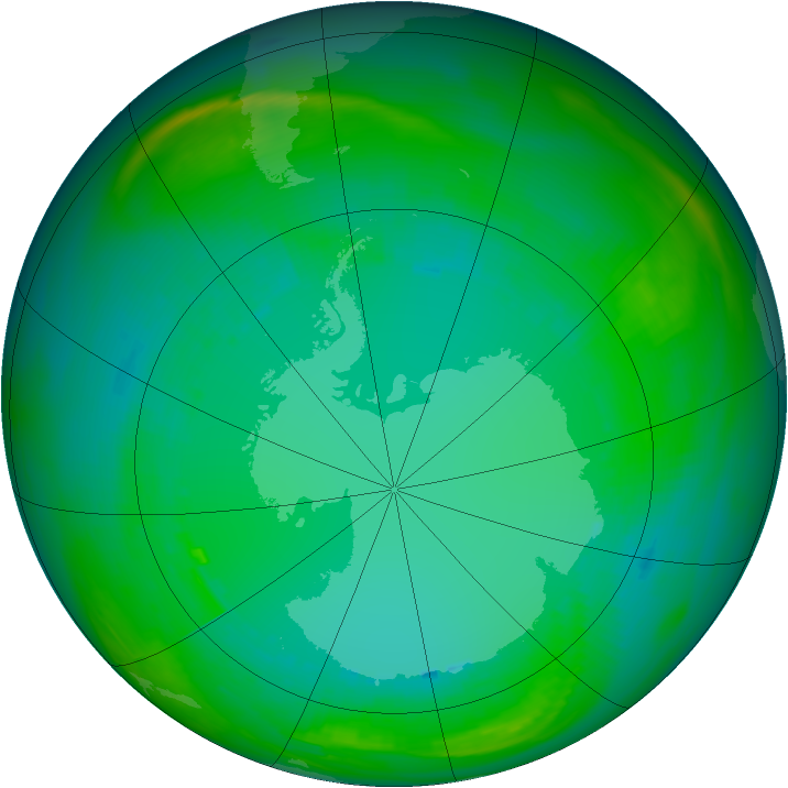 Ozone Map 1981-08-02